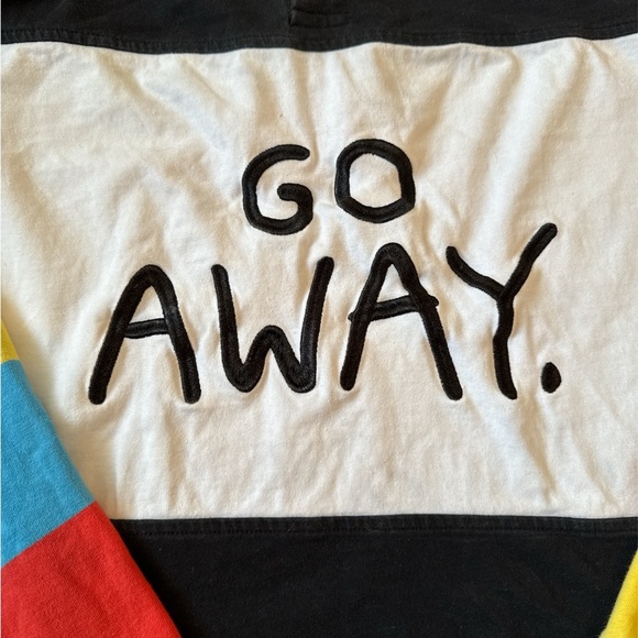 Zumiez SALEM7. LG. Long sleeve multi colored polo shirt. Unisex. - Picture 2 of 4